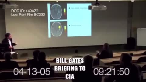 Bill Gates Briefing the CIA on How to Murder us