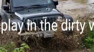 2010 Jeep Wrangler playing in mud