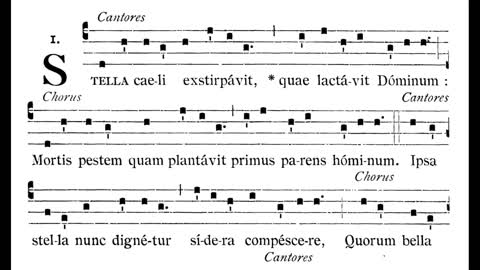 Stella Caeli - the medieval hymn to protect against pestilence, plague or pandemic