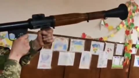 More UkrainianArmy soldiers hiding in primary schools and nurseries.