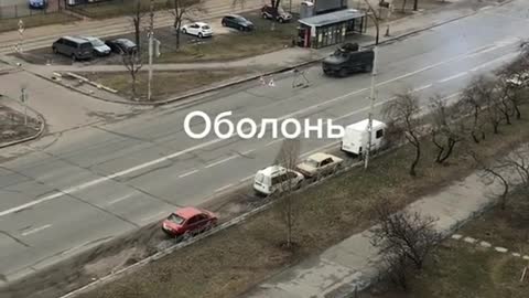 Armoured Vehicles Fighting in the Streets of Ukraine?