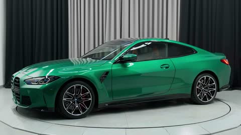 2021 BMW M4 Competition Green In 4K