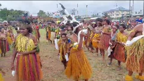 West Port Dancers of Gulf Province, Papua New Guinea