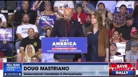 Trump Rally in Pennsylvania: Doug Mastriano speaks in Pennsylvania #TrumpWon (Full Speech, Sep 3)
