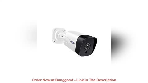 ✅ Hiseeu POE H.265+ Security 5MP IP Camera Support Audio Night Vision 10m IP66 Waterproof Onvif