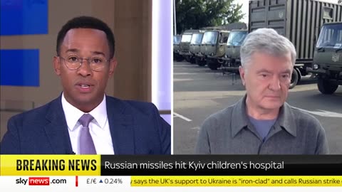 Ukraine war- Russian missiles hit Kyiv children's hospital, at least 31 dead Sky News