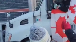 Peaceful protest of truckers denounced by Trudeau.