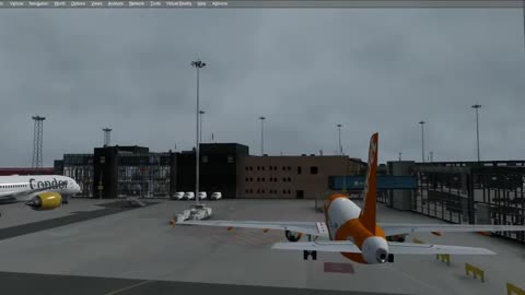 Following EasyJet Off The Runway And To The Gate At Keflavik BIKF P3Dv4 IVAO