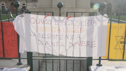 Manifestazione Sassari 11/09/2021 per i diritti costituzionali - No green pass