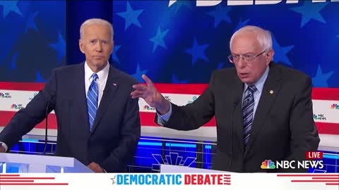 Bernie Sanders Hits Joe Biden Over Support For Iraq War-NBC News Jun 2019