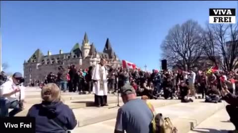 Rolling Thunder Rally in Ottawa: INCREDIBLE Speech from the Padre