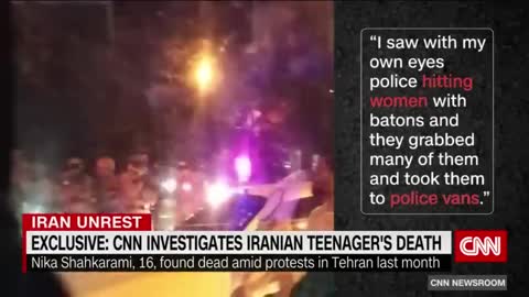 Videos show Iranian teen protester's final hours