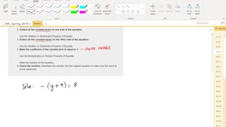 Math62_MAlbert_2.4_General Strategy to solve linear equation