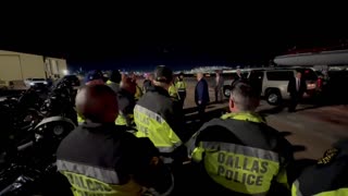 Our Great President Trump Departing Dallas Airport Tonight