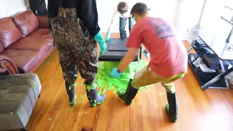 Epic Slime Prank! I Filled My Brother's House with Slime & Bought Him a NEW One! (He Cried!)
