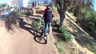 fallowing josh birks on dirt jumps