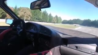 Drift crash BMW e36
