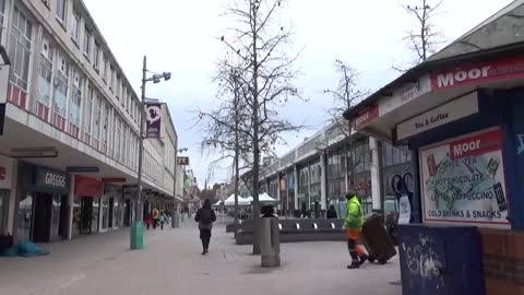 Sheffield city centre lockdown part 3 Saturday