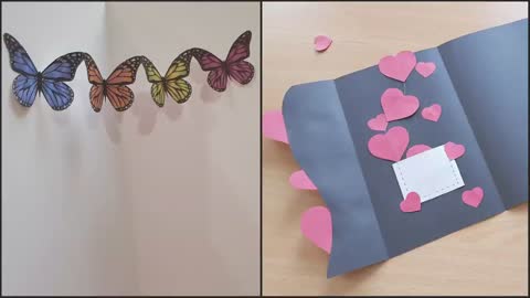 CREATIVE IDEAS TO MAKE GIFTS | HOW TO MAKE VALENTINE Greetings CARD | DIY VALENTINE GIFT CARD IDEAS