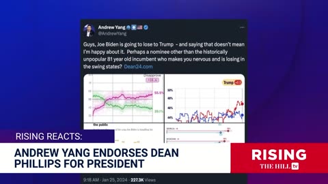 Yang Gang for Dean Philips! Trump WILLBEAT Biden: Andrew Yang on Rising
