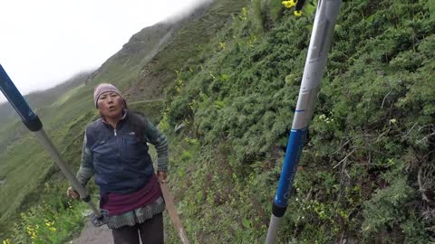 Crazy Woman Attacks Family While Hiking