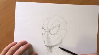 How to draw Spiderman ( step by step)