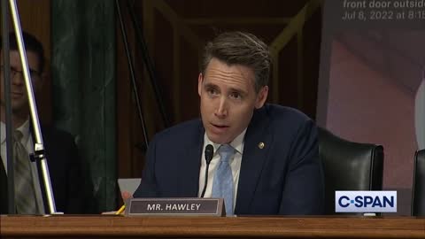 Sen. Josh Hawley: "No, I don't think men can get pregnant."