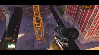 Sniper 3D Assassin - Missão 1 - Acabe com o Protesto - LOS ALVES - 23-12-2021