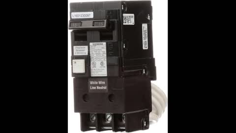 Review: Siemens QF215A Ground Fault Circuit Interrupter, 15 Amp, 2 Pole, 120V, 10,000 Aic,