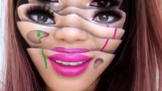 Woman Creates Epic Optical Illusions Using Makeup