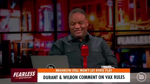 Jason Whitlock responds to Kevin Durant’s criticism of vaccine policies.