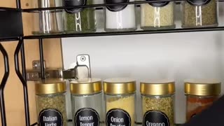 Discover the Wonders of an Incredible Pull-Out Spice Rack!