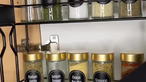 Discover the Wonders of an Incredible Pull-Out Spice Rack!