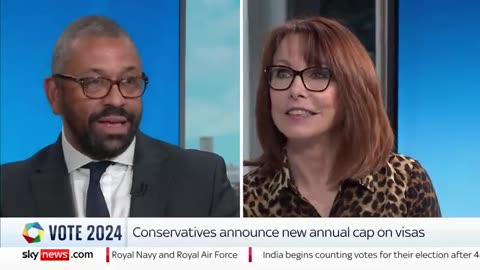 People 'completely unconvinced by Labour' - Home Secretary James Cleverly _ Vote 2024 Sky News