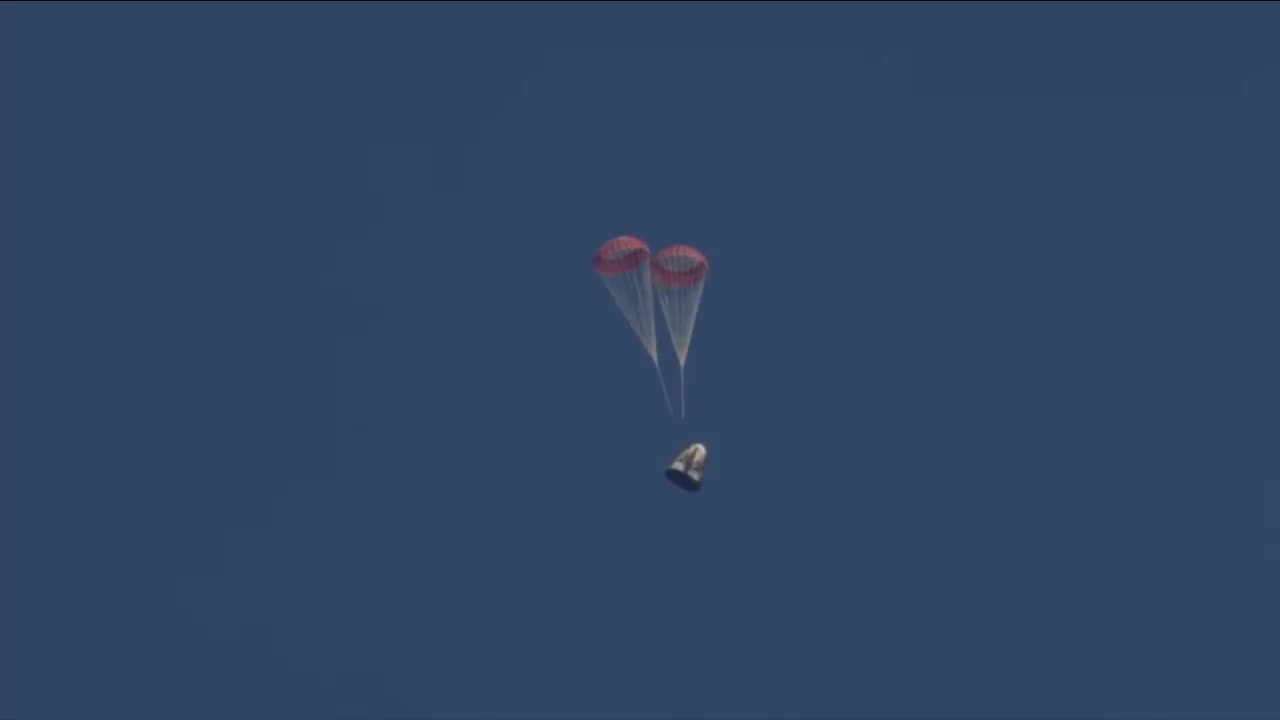 Spacex crew dragon return from space station