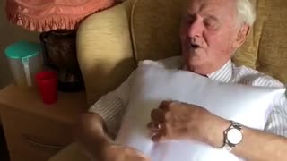 Nurse Gives Elderly Man A Sweet Surprise