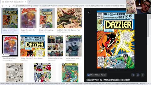 Jin Okubo reads Comics Dazzler the light that failed 3