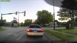 Ultra Douche Bag Running A Red Light Dash Cam