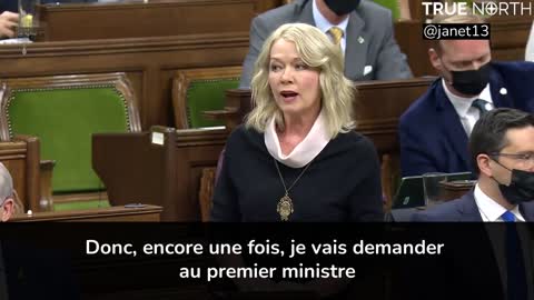 🇨🇦 🔴La députée canadienne Candice Bergen interpelle Justin Trudeau.