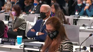 Awkward: Sleepy Joe Falls Asleep During The UN Climate Change Conference
