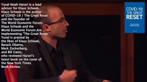 WEF / Klaus Schwab LEAD ADVISOR - Yuval Noah Harari: Science is not really about truth...