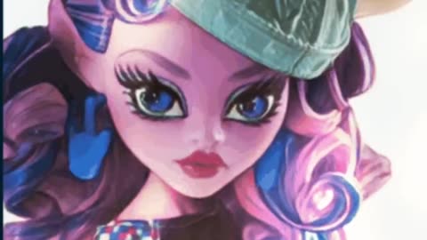 "Cutest Monster High Boo Kyjersti Trollson Doll"💜💙💃💫🎶🎤Come See