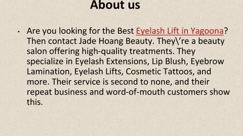 Best Eyelash Lift in Yagoona.