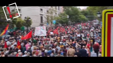 Miles de personas se manifiestan en Madrid contra la ocupación de Palestina