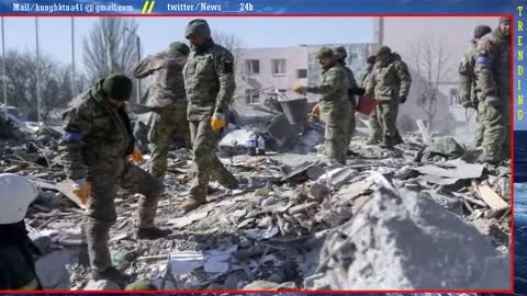 The Russian army was surrounded by Ukraine and blocked its food source Russian army is wiped out!