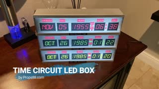 Back to the Future Time Circuit LED BOX
