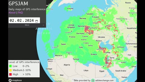 There have been significant GPS disruptions in Poland and the Baltics for weeks.