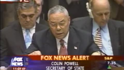 Colin Powell Speech To The United Nations Regarding Iraq WMD