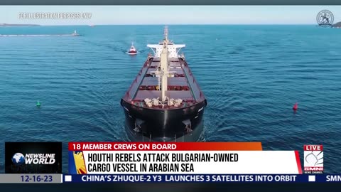 Houthi rebels attack Bulgarian-owned cargo vessel in Arabian Sea