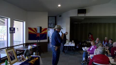 Video 2 Sheriff Mark Lamb Speaking at Conservative Republican Club of Kingman.
